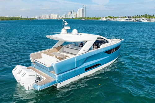 2024 Jeanneau 43 Rental Miami: Private Beach Club – Beach Boat Rental